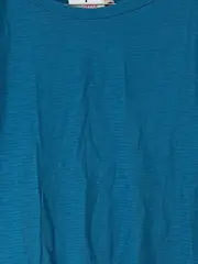Vorschaubild 3 von Damen T-Shirt Kurzarm Petrol Baumwolle Gr. S/36 Freizeit Casual Uni