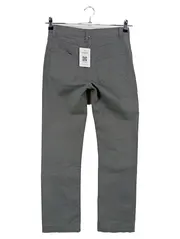 Vorschaubild 2 von Damen Stoffhose Gr. 40 L Grau Casual Klassisch Baumwolle Elasthan