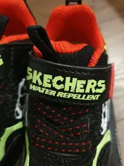 Vorschaubild 2 von Kinder Sneaker low Klettverschluss Strukturmuster Schwarz Gr. 22