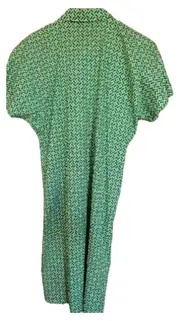 Vorschaubild 2 von Hemdkleid Damen Gr. 40 Grün Casual Blusenkleid