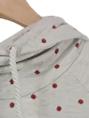 Vorschaubild 4 von Damen Kapuzenpullover mit Punkten Mehrfarbig Gr. 36/S