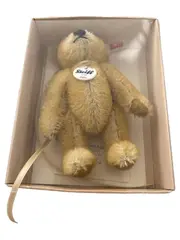 Vorschaubild 1 von Teddybär Club-Jahresgeschenk 2016 Kuscheltier Beige 10cm Mohair 421372