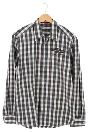 Vorschaubild 1 von Herren Freizeithemd Hemd Gr. M/40 Blau Kariert Casual Vintage