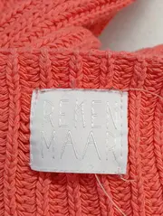 Vorschaubild 2 von Damen Pullover Gr. M Rot Casual Rippstrick V-Ausschnitt