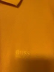 Vorschaubild 2 von Herren Poloshirt Gr. L Orange Klassisch Baumwolle