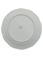 Vorschaubild 2 von Röslau Kuchenteller 24 cm Porzellan Weiß Schleifenmuster Klassisch