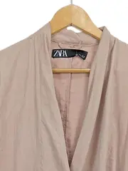 Vorschaubild 2 von Damen Übergangsjacke Wasserfallkragen Rosa Gr. L Leichte Jacke