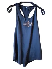 Vorschaubild 1 von Unity Sports Damen Tank Top Racerback Sporttop Gr. M Schwarz Gold