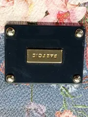 Vorschaubild 3 von Damen Clutch Blau Blumenmuster Elegant Abendtasche Umhängetasche