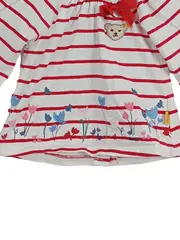 Vorschaubild 3 von Mädchen Langarmshirt Blumenmuster Gr. 62 Baumwolle Casual