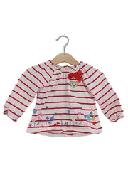 Vorschaubild 1 von Mädchen Langarmshirt Blumenmuster Gr. 62 Baumwolle Casual