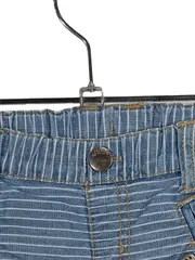 Vorschaubild 3 von Baby Stoffhose gestreift Blau Gr. 74 Baumwolle