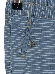 Vorschaubild 6 von Baby Stoffhose gestreift Blau Gr. 74 Baumwolle