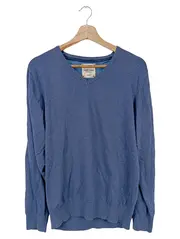 Vorschaubild 1 von Canada North Herren Pullover V-Ausschnitt Blau Meliert Gr. M