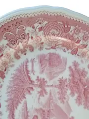 Vorschaubild 3 von Platzteller Rosa Klassisch Blumen Landschaft Porzellan