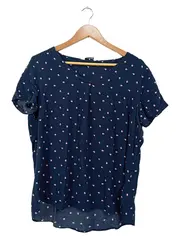 Vorschaubild 1 von Damen Bluse Gr. 36/S Blau Casual Viskose