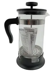 Vorschaubild 2 von UPPHETTA French Press Kaffeebereiter 1L Schwarz Glas Edelstahl
