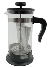 Vorschaubild 1 von UPPHETTA French Press Kaffeebereiter 1L Schwarz Glas Edelstahl