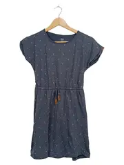 Vorschaubild 1 von Mädchen Sommerkleid Gr. 158/164 Anker Muster Grau Maritime