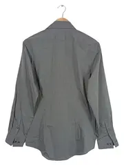 Vorschaubild 2 von Business Hemd Herren Gr. 38/M Grau Baumwolle Klassisch