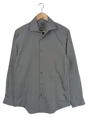 Vorschaubild 1 von Business Hemd Herren Gr. 38/M Grau Baumwolle Klassisch