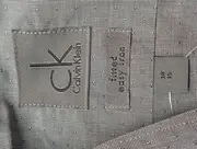 Vorschaubild 3 von Business Hemd Herren Gr. 38/M Grau Baumwolle Klassisch