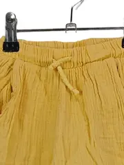 Vorschaubild 2 von Kinder Stoffhose Musselin Casual Gelb Gr. 104 Baumwolle Freizeit