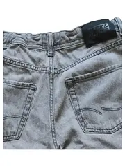 Vorschaubild 3 von Relaxed Fit Jeans Kinder Grau Gr. 158 Uni Logo Baumwolle