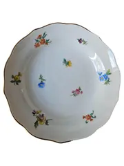 Vorschaubild 1 von Platzteller Weiß Klassisch Porzellan mit Blumenmuster