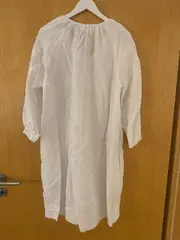 Vorschaubild 2 von Damen Leinenkleid Tunika Weiß Gr. 40 Pure Linen Freizeitkleid