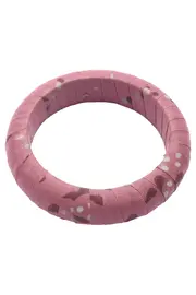 Vorschaubild 1 von Damen Armband Rosa Stoff Punkte Casual Elegant 12cm