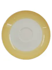 Vorschaubild 1 von Untertasse Unterteller Gelb Premium Porzellan 15cm
