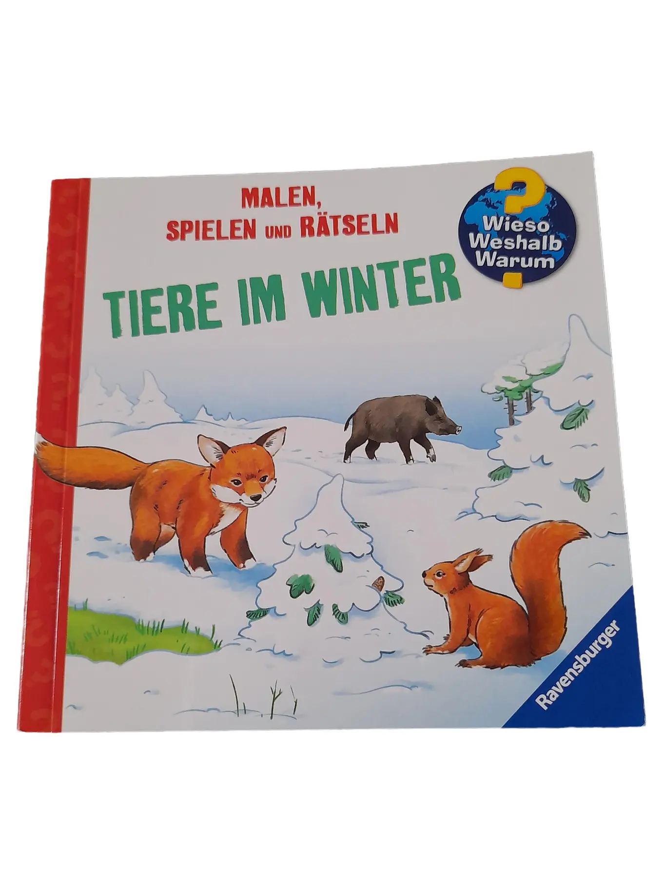 Ravensburger Wieso Weshalb Warum Tiere im Winter Sachbuch Kinder Rätselbuch