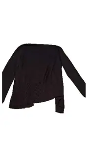Vorschaubild 3 von Damen Strickjacke Gr. 38 M Blau Basic Cardigan Langarm