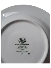Vorschaubild 2 von Leonard Paris Untertasse Estoril Weiß Gold 16 cm Porzellan