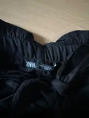 Vorschaubild 2 von Damen Cocktailkleid Bandeau gerafft schwarz Gr. M trägerlos