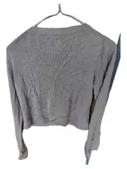 Vorschaubild 2 von Damen Strickjacke Cardigan Gr. S Beige Baumwolle Knopfleiste