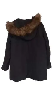Vorschaubild 5 von Herren Parka Winterjacke Grau Gr. XL Fellkapuze