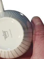 Vorschaubild 4 von Thomas Gestreifte Kaffeetasse mit Untertasse Porzellan Weiß Modern 2tlg