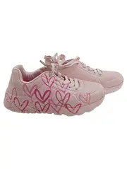 Vorschaubild 1 von Mädchen Sneaker Low Herz-Print Rosa Gr. 36 Memory Foam
