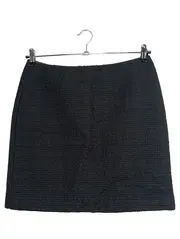 Vorschaubild 1 von Damen Bleistiftrock Gr. 36 Schwarz Elegant Strukturmuster