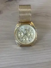 Vorschaubild 3 von Herren Chronograph Uhr Gold Edelstahl Elegant