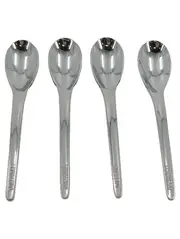 Vorschaubild 1 von Teelöffel Set 4 Stück Silber Modern Besteck Löffel