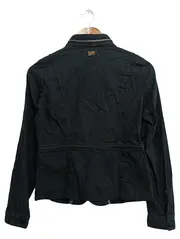 Vorschaubild 2 von Leichte Jacke Damen 34/XS Schwarz Baumwolle Streetwear Casual