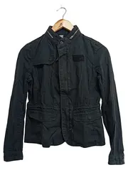 Vorschaubild 1 von Leichte Jacke Damen 34/XS Schwarz Baumwolle Streetwear Casual
