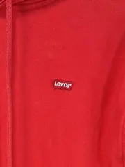 Vorschaubild 2 von Kapuzenpullover Herren XXS Rot Logo-Tape Hoodie Streetwear