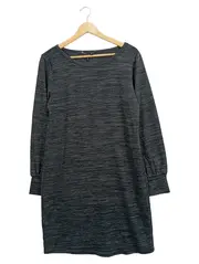Vorschaubild 1 von Damen Freizeitkleid Grau XL Langarm Casual