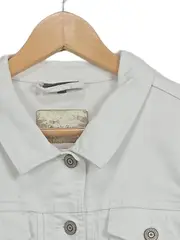 Vorschaubild 3 von Damen Jeansjacke Gr. 40/L Weiß Casual