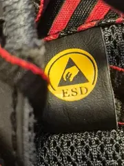 Vorschaubild 5 von Sicherheitsschuhe Herren Arbeitsschuhe ESD Cell Gr. 40 Schwarz Rot