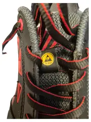 Vorschaubild 4 von Sicherheitsschuhe Herren Arbeitsschuhe ESD Cell Gr. 40 Schwarz Rot